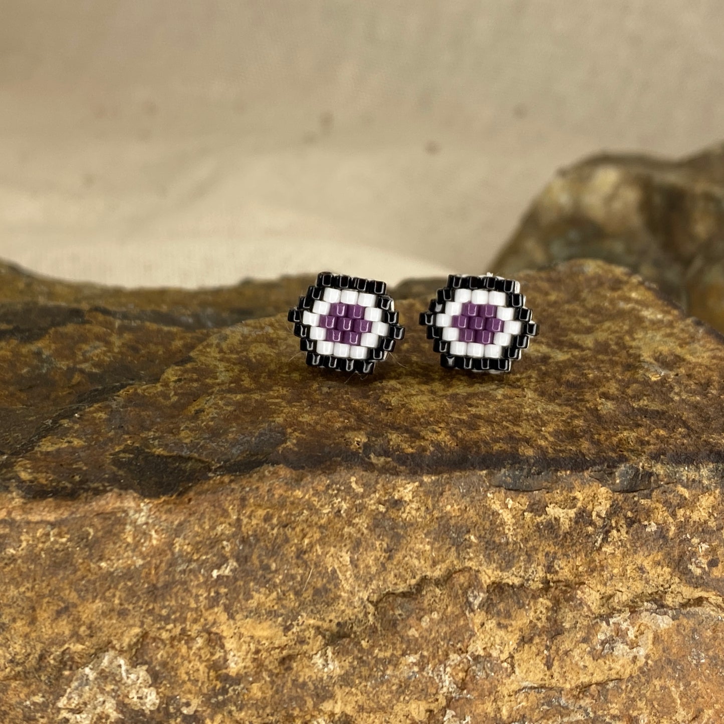 The Anne Studs - Purple