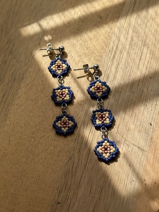 Granny Square Earrings | Heirloom Patchwork Collection