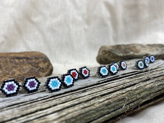 The Anne Studs - Matte Teal