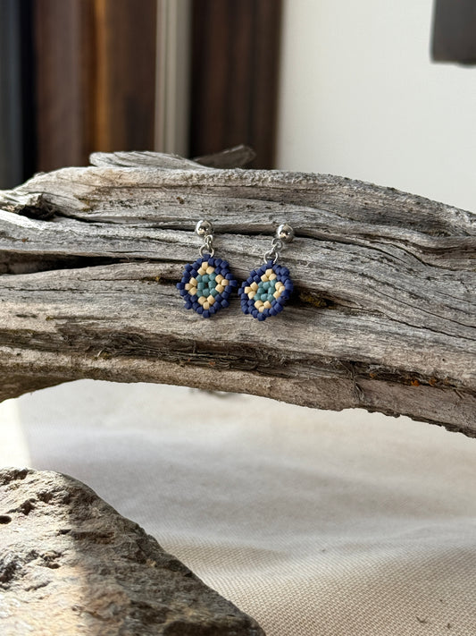 Granny Square Earrings | Heirloom Patchwork Collection