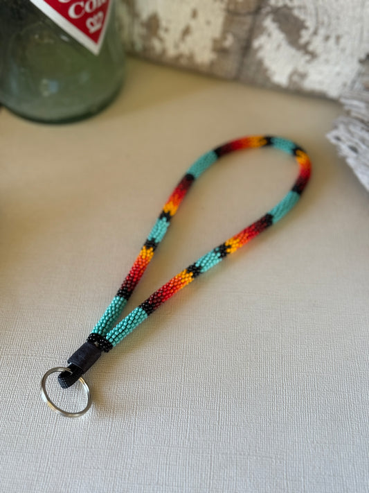 The Desert Sunrise 🏜️🌅 Beaded Keychain