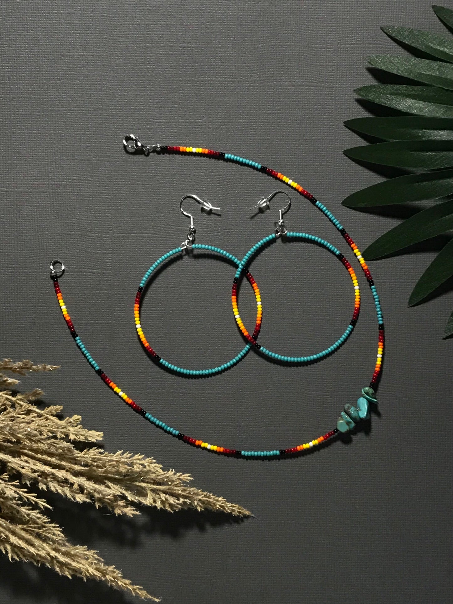 The Apolo Set - necklace and hoops