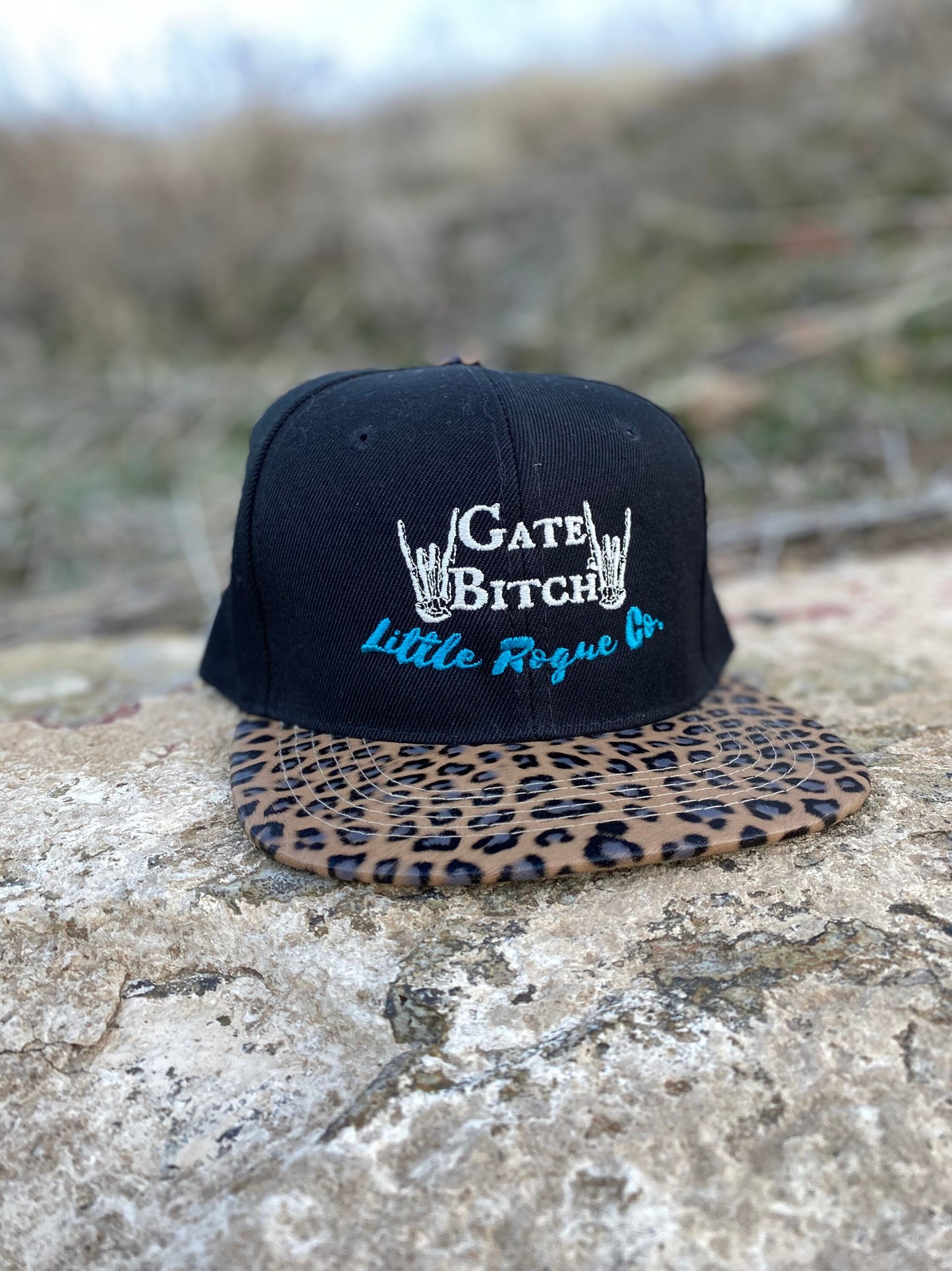 Youth size Cheetah/ Leopard Print Hat