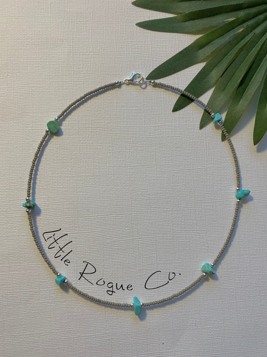 Turquoise Lover Western Necklace Choker
