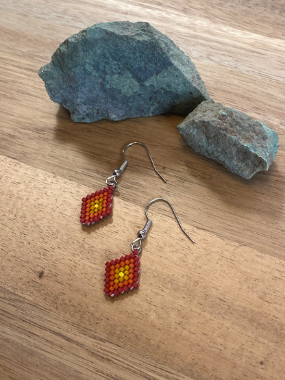 Small Beaded Earrings