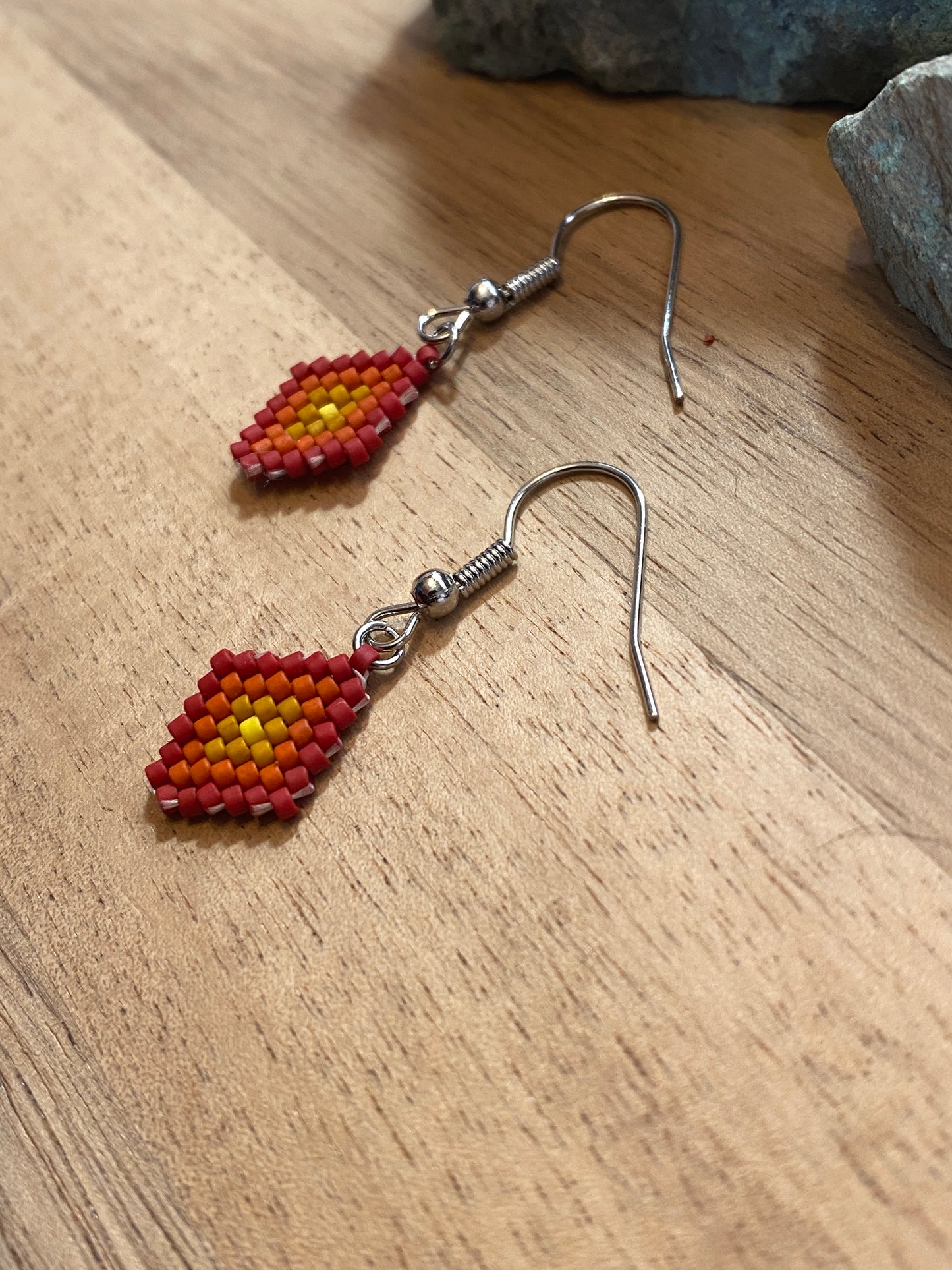 Small Beaded Earrings