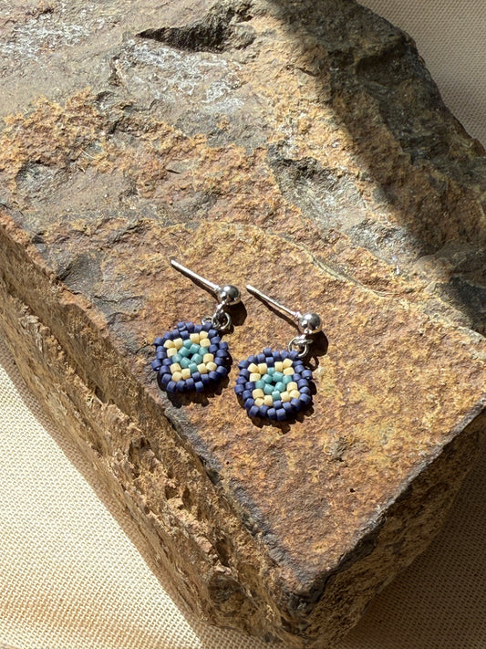 Granny Square Earrings | Heirloom Patchwork Collection