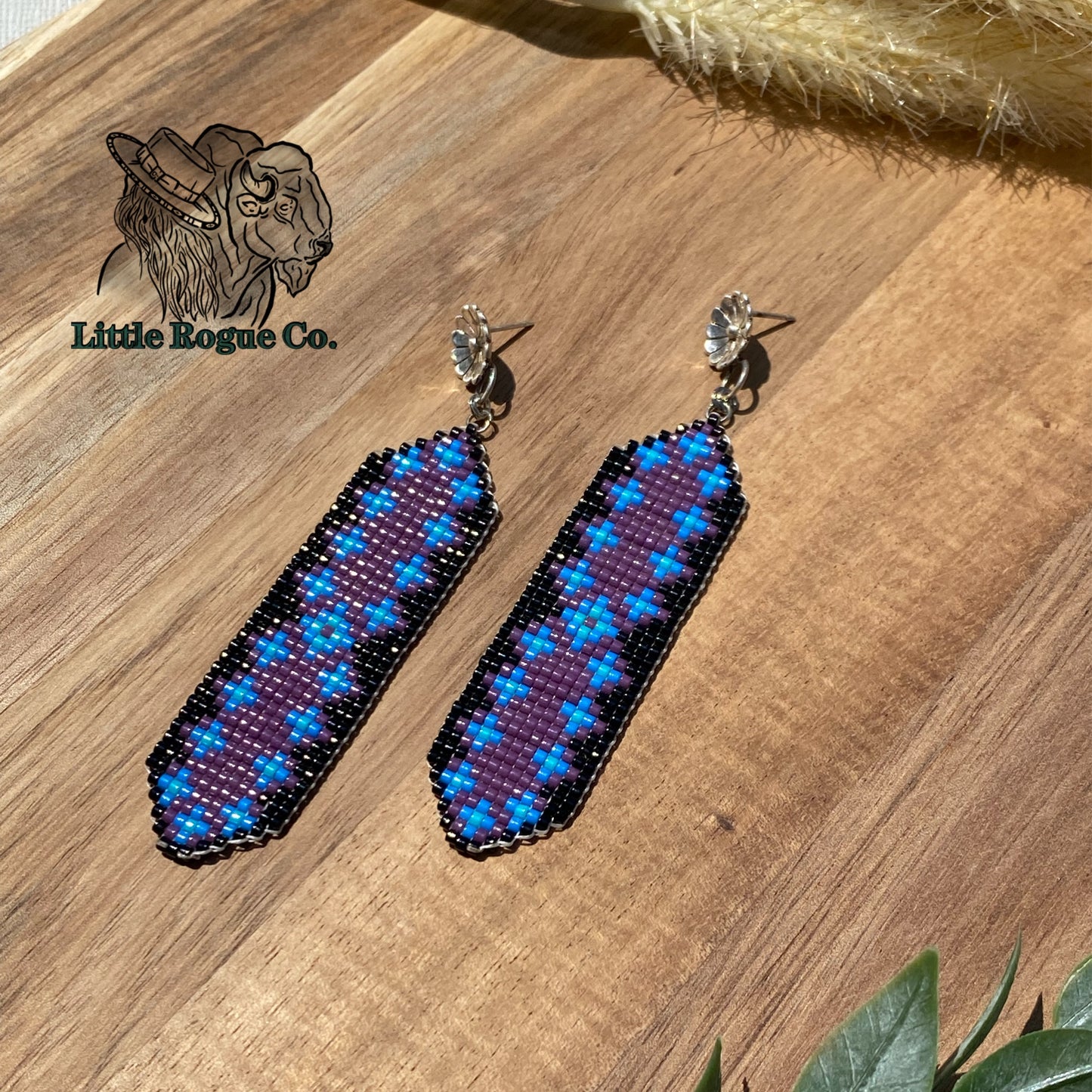 Sterling Silver Loom Earrings