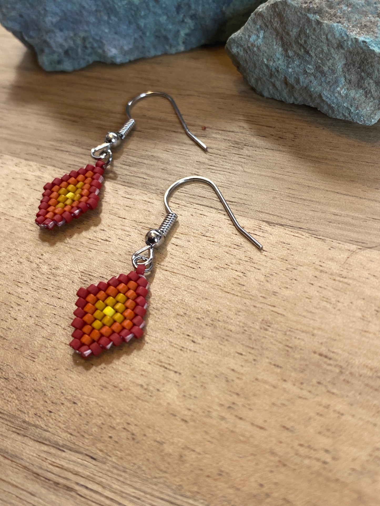 Small Beaded Earrings