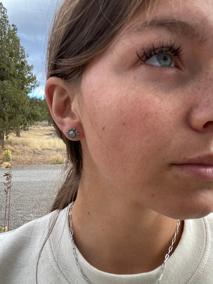 Sunflower Stud Earrings