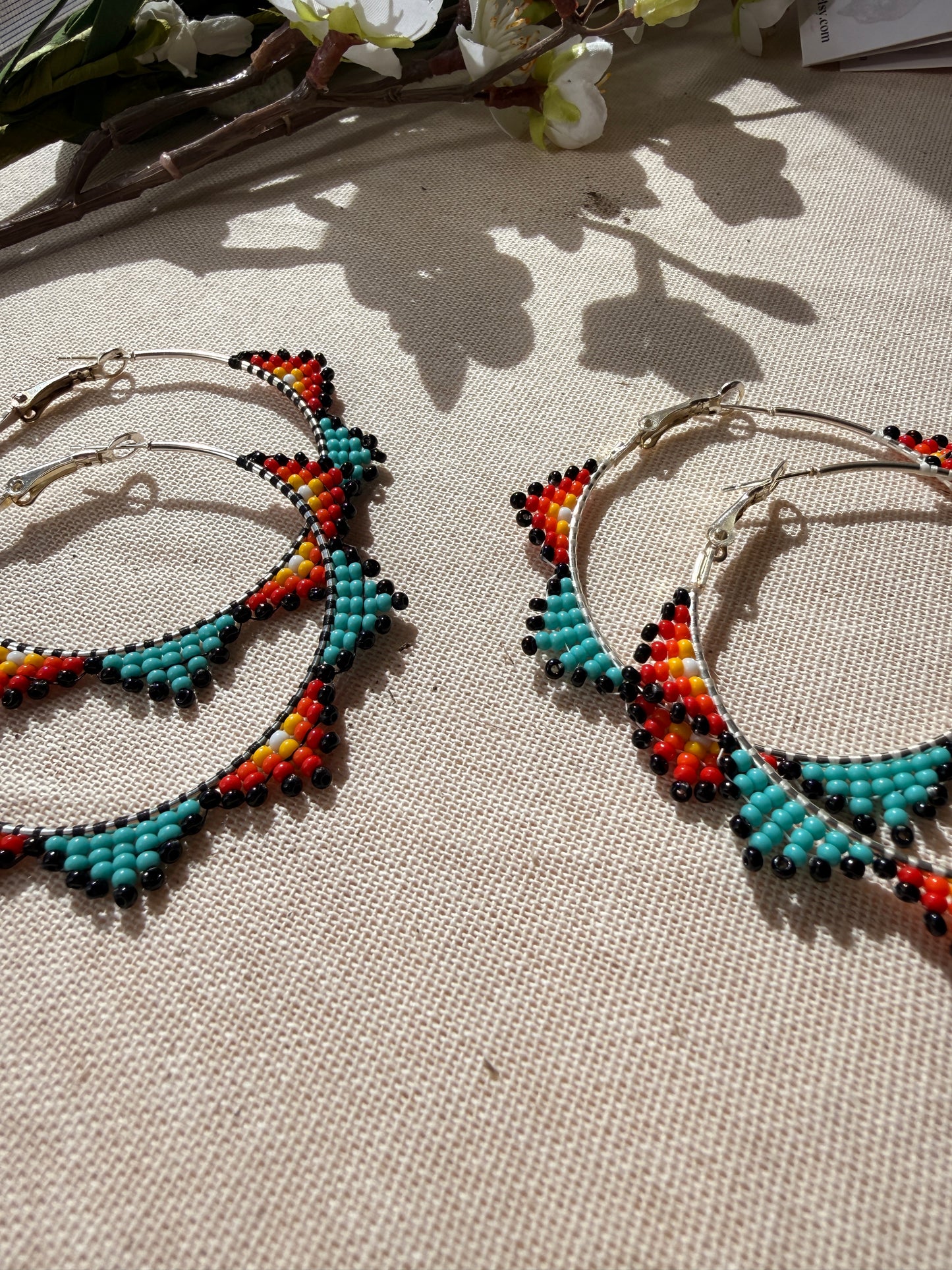 Sunrise Hoops Western Earrings