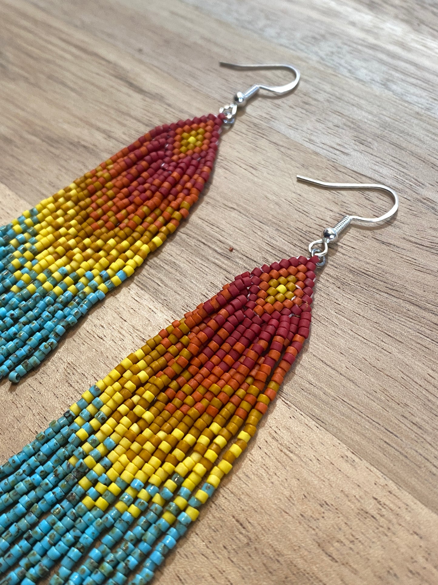 Painted Desert Fringe Earrings