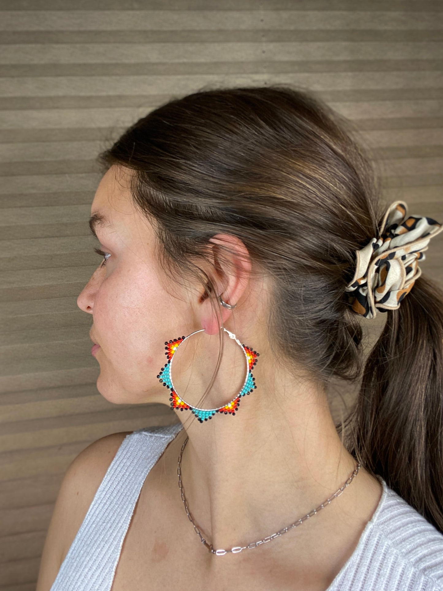 Sunrise Hoops Western Earrings