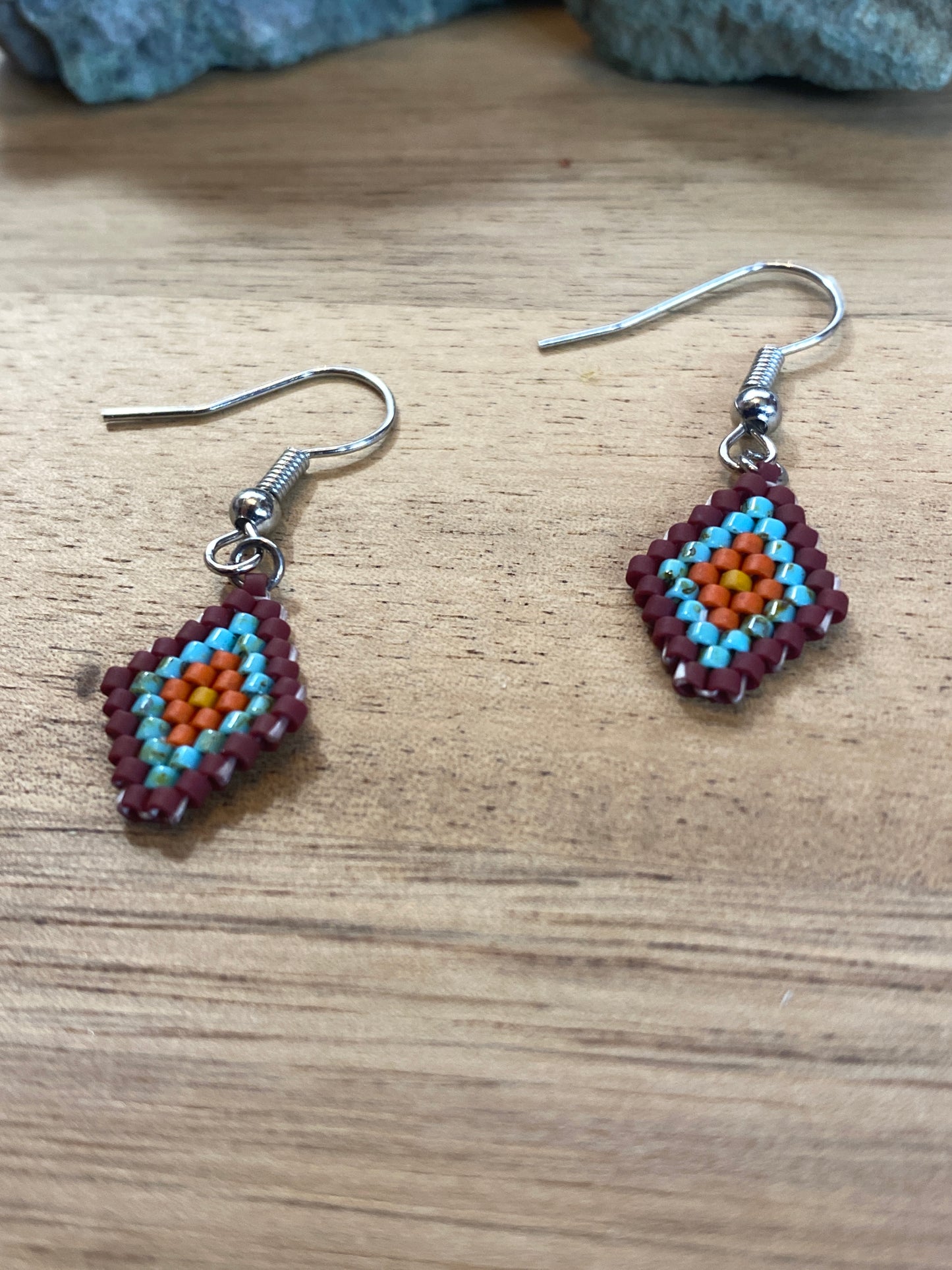 Small Beaded Earrings