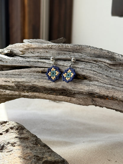 Granny Square Earrings | Heirloom Patchwork Collection