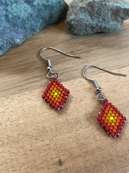 Small Beaded Earrings