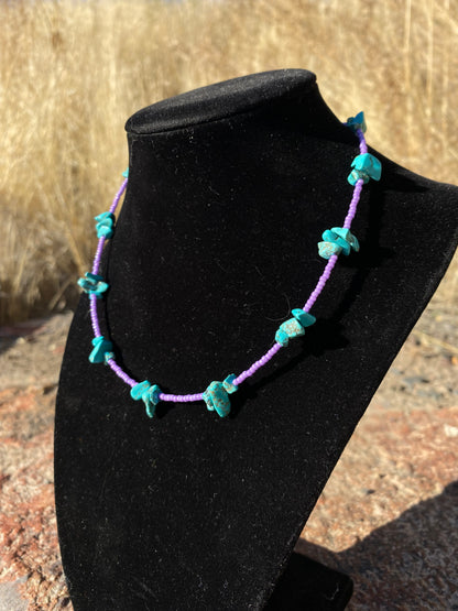 Lavender Sky - Western Necklace Choker