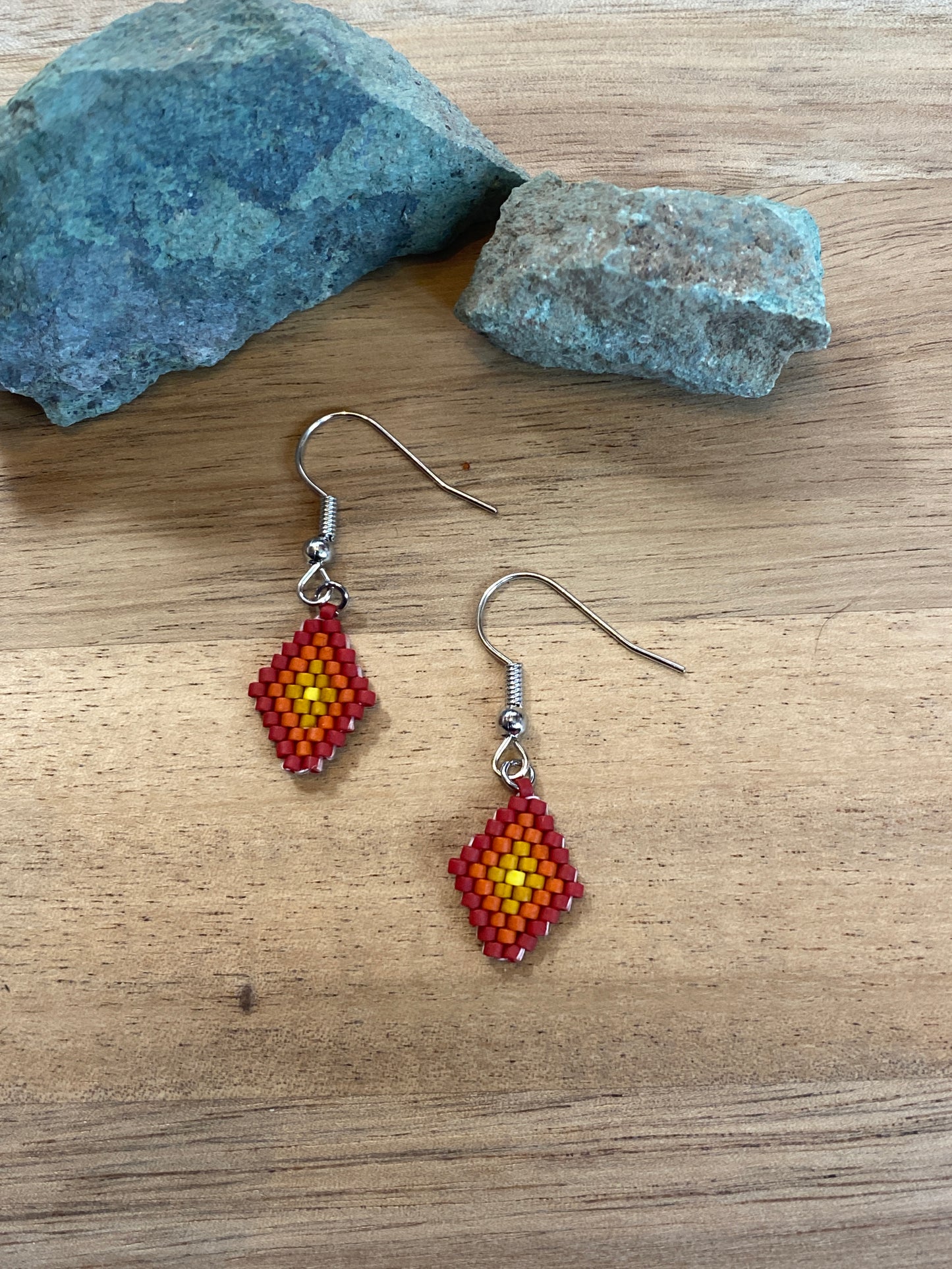 Small Beaded Earrings