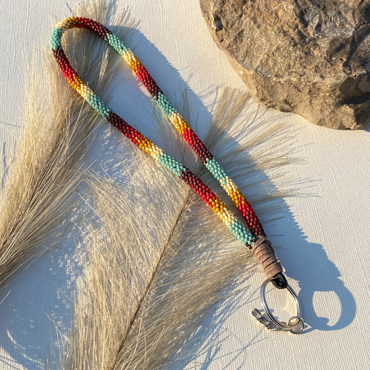 Larger Beaded Keychain