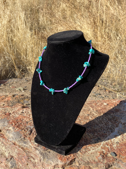 Lavender Sky - Western Necklace Choker