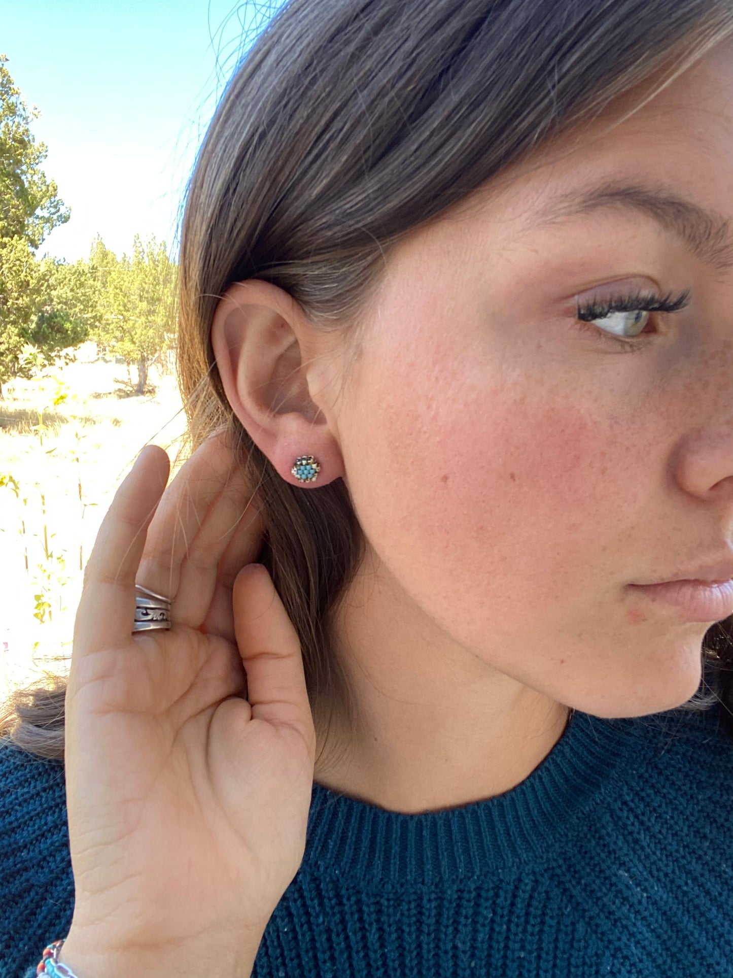 Neutral Stud Earrings