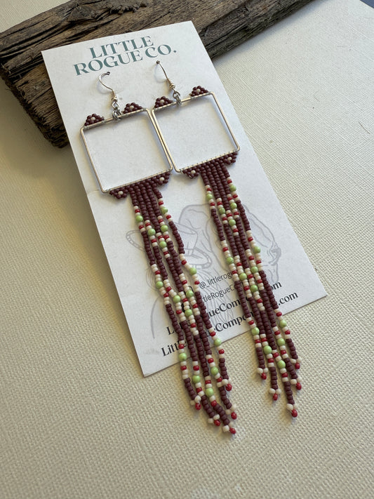 Long Western Fringe Earrings