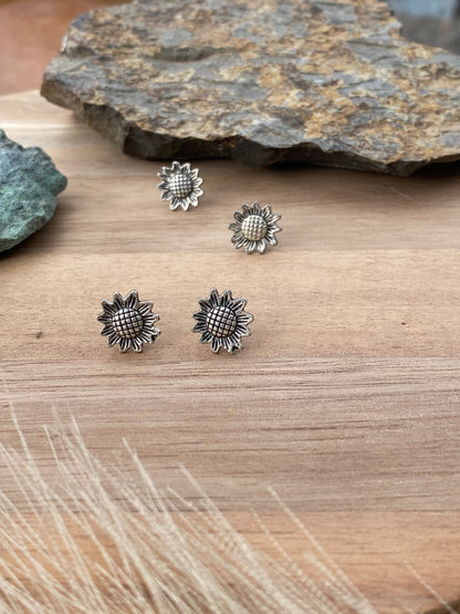 Sunflower Stud Earrings