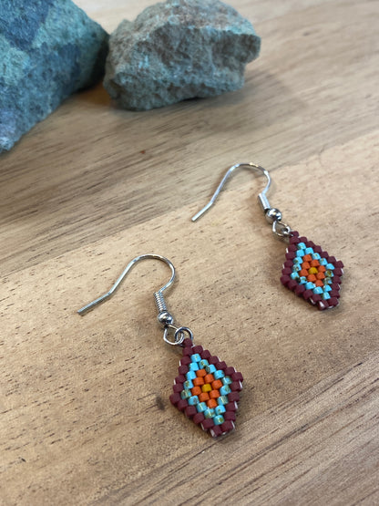 Small Beaded Earrings