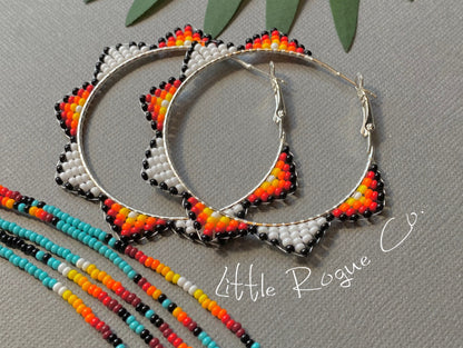 Sunrise Hoops Western Earrings