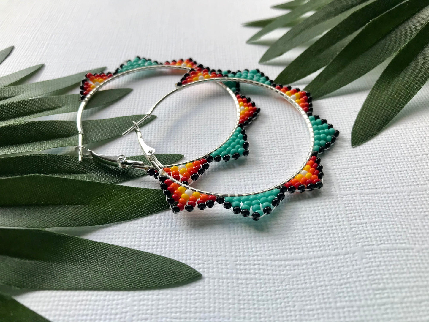 Sunrise Hoops Western Earrings