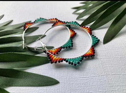 Sunrise Hoops Western Earrings