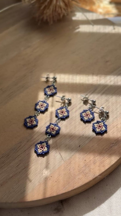 Granny Square Earrings | Heirloom Patchwork Collection